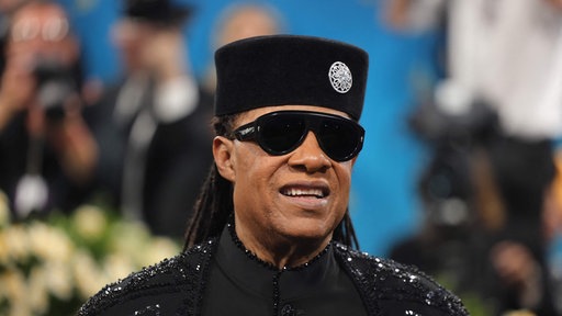 Stevie Wonder 2025 auf der Met Gala. 