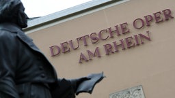 Die Deutsche Oper am Rhein in Düsseldorf (Nordrhein-Westfalen).