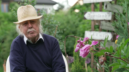 Bruno Buss im Internationalen Garten