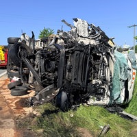 Umgestürzter Lkw auf der A2
