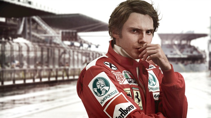 Daniel Brühl als Rennfahrer Niki Lauda im Film "Rush"