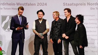 Die Düsseldorfer Band Tote Hosen haben den Staatspreis NRW verliehen bekommen