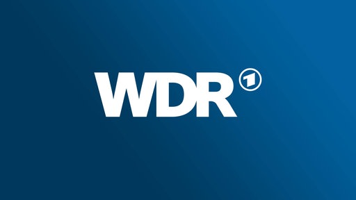 WDR-Logo auf grauem Hintergrund
