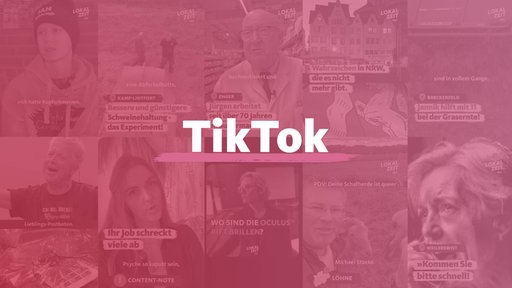 Screenshots von TikToks der WDR Lokalzeit 