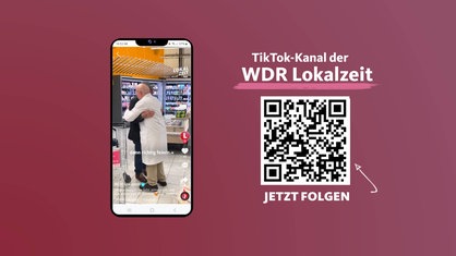 Ein Screenshot vom TikTok-Kanal der Lokalzeit neben einem QR-Code, der direkt zum Kanal führt