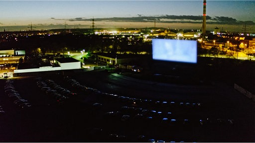 Das Drive-In-Autokino in Essen