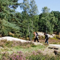 Zwei Frauen laufen auf dem Wanderweg Galgenvenn in Kaldenkirchen
