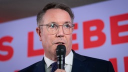 Alexander Schweitzer, Spitzenkandidat der SPD bei der Landtagswahl 2026 in Rheinland-Pfalz, nach der Wahl (22.03.2026)