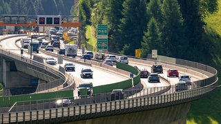 Fahrzeuge auf der Brennerautobahn (Archivbild vom 31.05.2026)