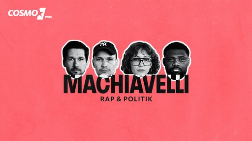 Vassili Golod, Jan Kawelke, Ciara Cesaro-Tadic und André Mamengui   vom Machiavelli Podcast