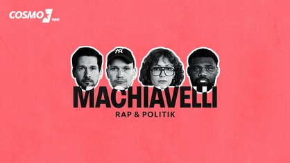 Vassili Golod, Jan Kawelke, Ciara Cesaro-Tadic und André Mamengui   vom Machiavelli Podcast