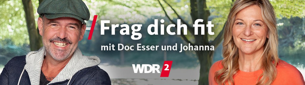 Doc Esser und WDR 2 Moderatorin Johanna Horn
