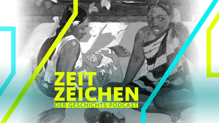 Kunst, Paul Gauguin, Zwei Frauen aus Tahiti. Gemälde. 1892 Staatliche Kunstsammlungen, Dresden, Deutschland