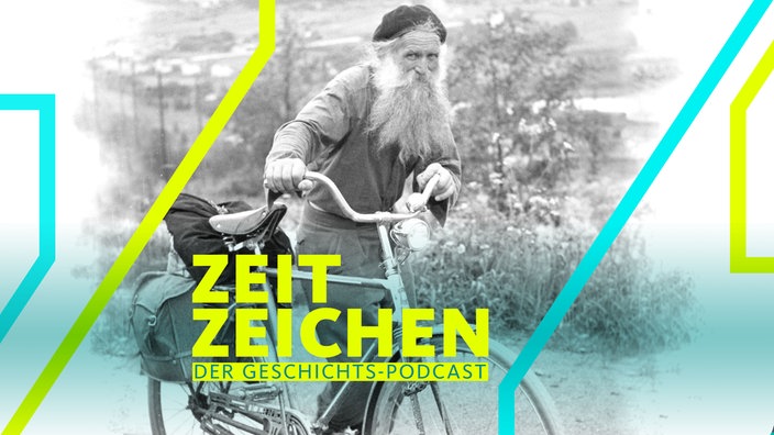Nils Gustaf Håkansson, auch Stahl-Opa genannt, nimmt an einem Radrennen durch Schweden teil und kommt hier in Sundsvall an. 