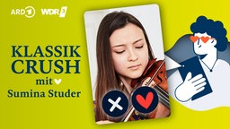 Sumina Studier ist zu Gast im WDR-3-Podcast "Klassik Crush"