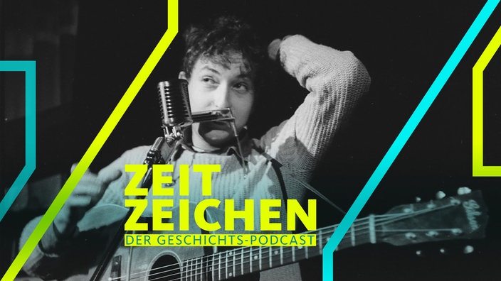 Bob Dylan, US-Sänger bei einem Auftritt im November 1961 in New York