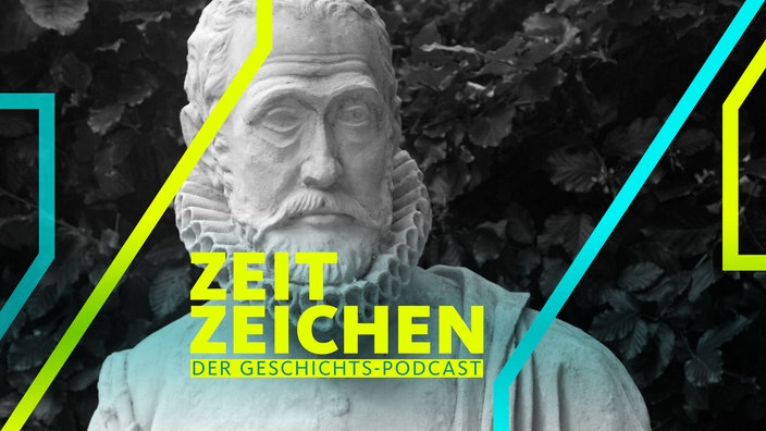 Büste von Carolus Clusius im Botanischen Garten der Universität Leiden