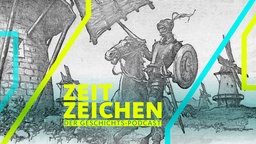 Don Quijote attackiert eine Windmühle (Zeichnung von 1918)