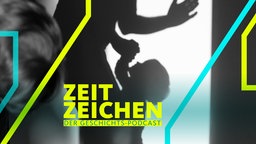 Symbolbild: Schattenriss eines Mannes, der ein Kleinkind schlägt (gestellte Szene)