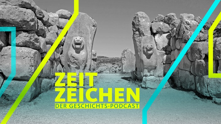 Ausgrabungsstätte der Hethiter in Hattuscha (Anatolien, Türkei)