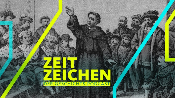 Luther auf dem Reichstag in Worms (Bildtafel, Künstler unbekannt)