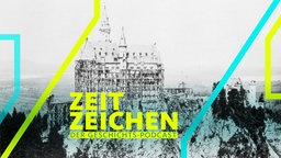 Schloss Neuschwanstein im Bau