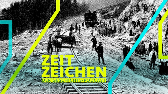 Arbeiter beim Bau eines Streckenabschnittes der Transsibirischen Eisenbahn zwischen Jekatarinburg und Tscheljabinsk (undatierte Aufnahme)