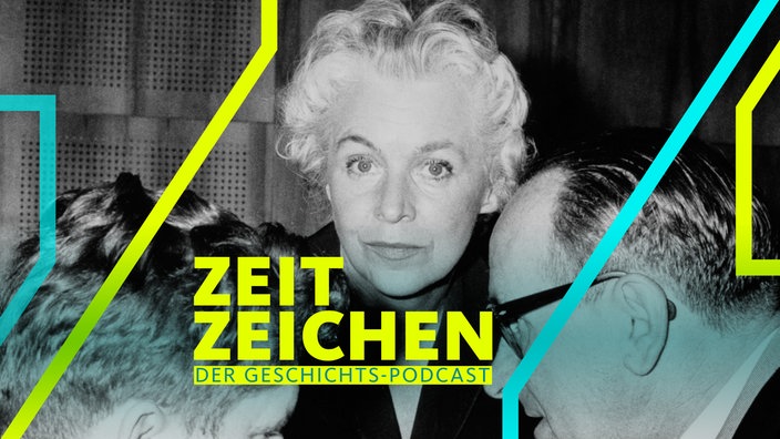 Vera Brühne mit ihren Anwälten