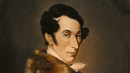 Carl Maria von Weber (Portrait – Gemälde, 1825, von Ferdinand Schimon (1797–1852). Dresden, Körner-Museum=.