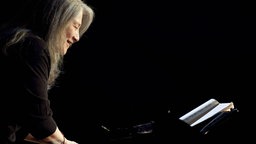 Pianistin Martha Argerich beim Festival de Lugano 2010.