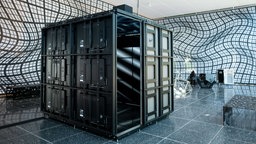 Das Museum Lehmbruck zeigt Skulpturen des Künstlers Peter Kogler