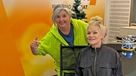 Ina Müller und Moderatorin Heike Knispel im WDR 4-Studio
