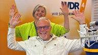 Klaus-Peter Lipphaus und Moderatorin Heike Knispel im WDR 4-Studio