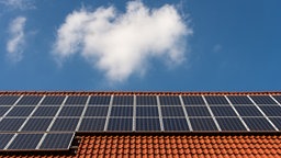 Eine Solaranlage auf einem Dach