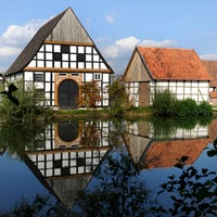 Dorfteich im Freilichtmuseum Detmold