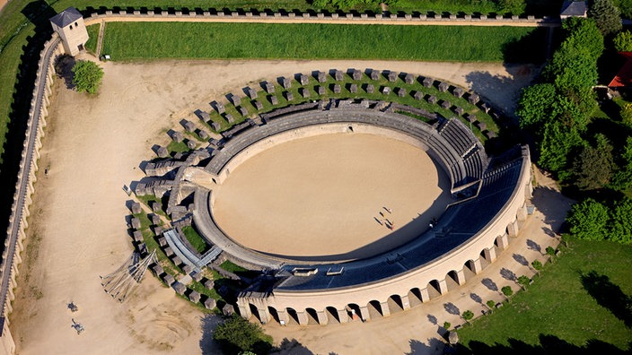 Archäologischer Park Xanten – von oben