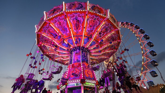 Cranger Kirmes bei Nacht