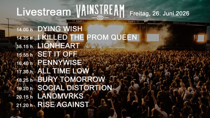 Livestream Vainstream 2026 (Freitag)