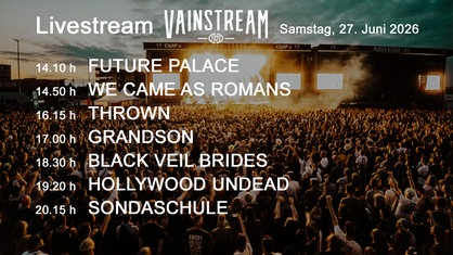Livestream Vainstream 2026 (Samstag)