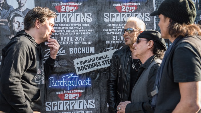 Rockpalast Backstage: Scorpions beim Kinodreh