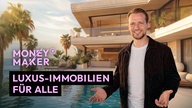 Nikolaus Thomale steht bei "Luxus-Immobilien für alle" vor einer Immobilie.