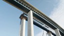 Rahmedetalbrücke aus Talansicht.