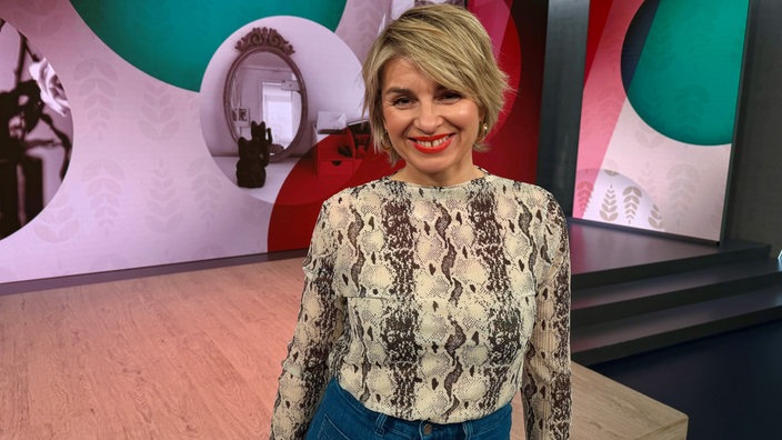 Sabine Heinrich im Frau Tv Studio