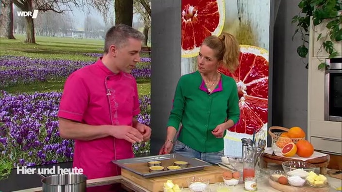 Grapefruit-Tartelettes mit Baiser