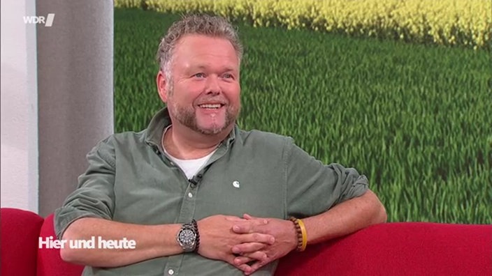 Sternekoch Sascha Stemberg im Hier und heute Studio