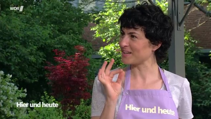Konditormeisterin Theresa Knipschild im Hier und heute Studio