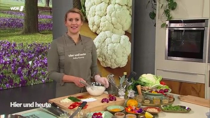 Julia Komp im Hier und heute Studio