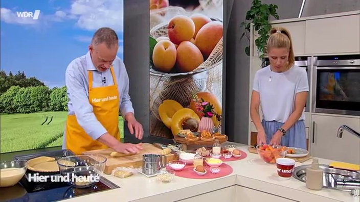 Aprikosentarte mit Mandelcreme