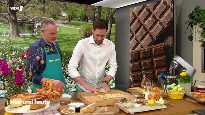 Osterhäschen mit Schokolade