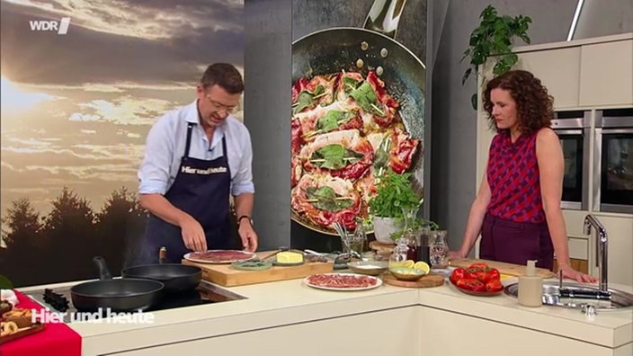 Anne Willms und Till Brönner im hier und heute Studio
